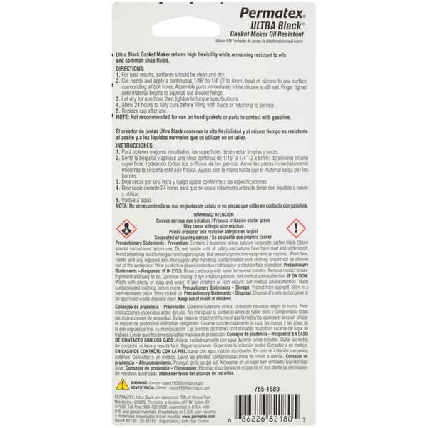 Permatex Gasket Maker Ultra Black (MPN: 82180)