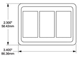 Blue Sea Switch Plate Cover Mounting Bracket (MPN: 8259-BSS)