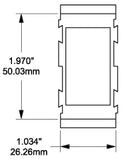 Blue Sea Switch Plate Cover Mounting Bracket (MPN: 8266-BSS)