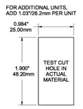 Blue Sea Switch Plate Cover Mounting Bracket (MPN: 8268-BSS)