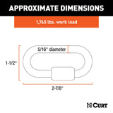Curt Trailer Safety Chain Quick Link (MPN: 82903)