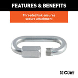 Curt Trailer Safety Chain Quick Link (MPN: 82903)