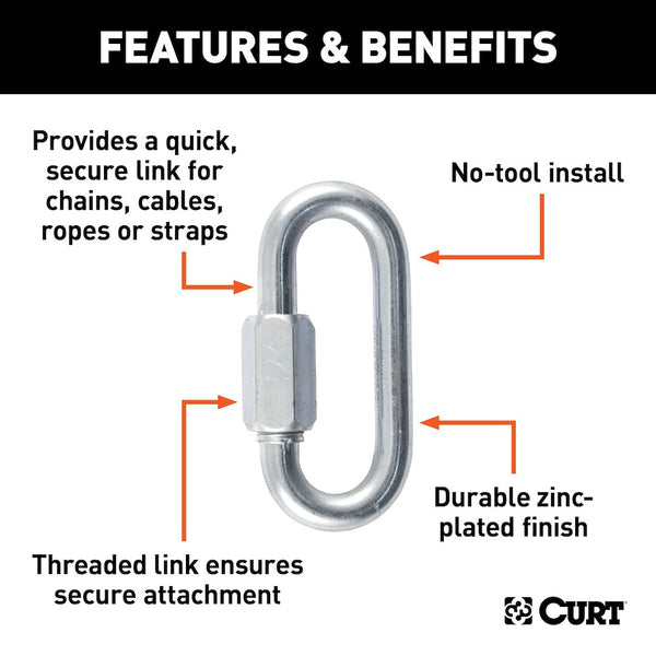 CURT Trailer Safety Chain Quick Link (MPN: 82931)