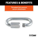 CURT Trailer Safety Chain Quick Link (MPN: 82931)