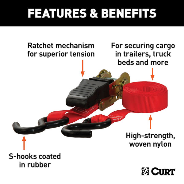 CURT Cargo Tie Down Strap (MPN: 83001)