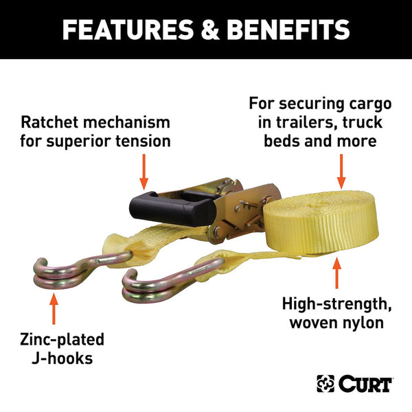 CURT Cargo Tie Down Strap (MPN: 83036)