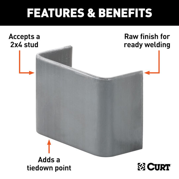 CURT Tie Down Anchor Stake Pocket (MPN: 83072)