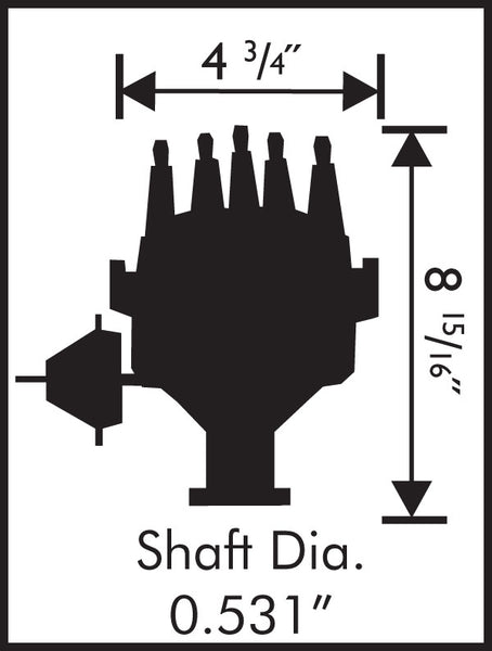 MSD Ignition Ready-To-Run Distributor (MPN: 8350)
