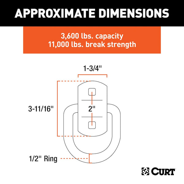 CURT Tie Down Anchor (MPN: 83740)