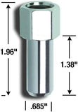 Gorilla Lug Nut Cragar SST Open End (MPN: 84037B)
