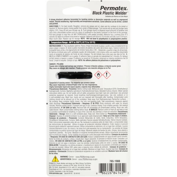 Permatex Black Plastic Welder (MPN: 84145)