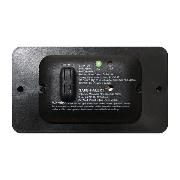 Safe-T-Alert Carbon Monoxide Propane Leak Detector (MPN: 85-741-BL-TR)