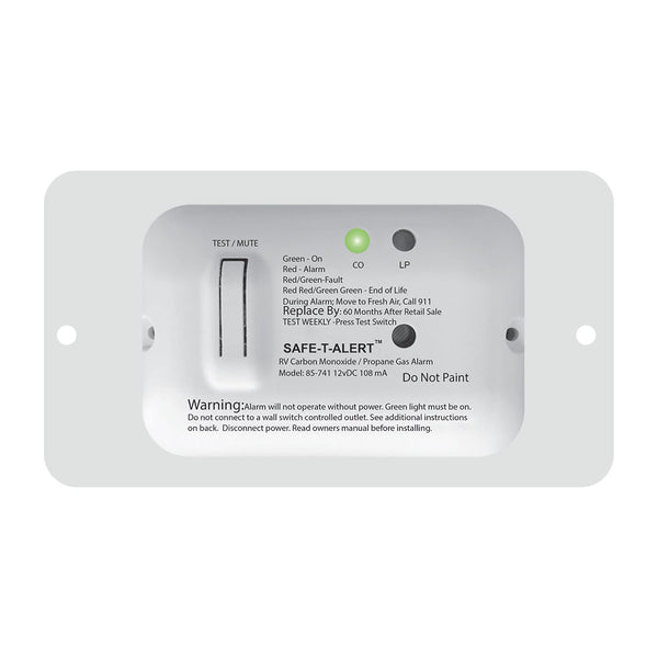 Safe-T-Alert Carbon Monoxide Propane Leak Detector (MPN: 85-741-WT-TR)