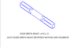 Slide Out Drive Shaft for BAL Accu-Slide Slide Outs (MPN: 854769)