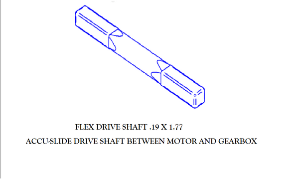 Slide Out Drive Shaft for BAL Accu-Slide Slide Outs (MPN: 854769)