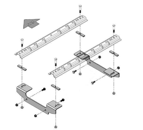 Demco RV Fifth Wheel Trailer Hitch Mount Kit (MPN: 8552037)