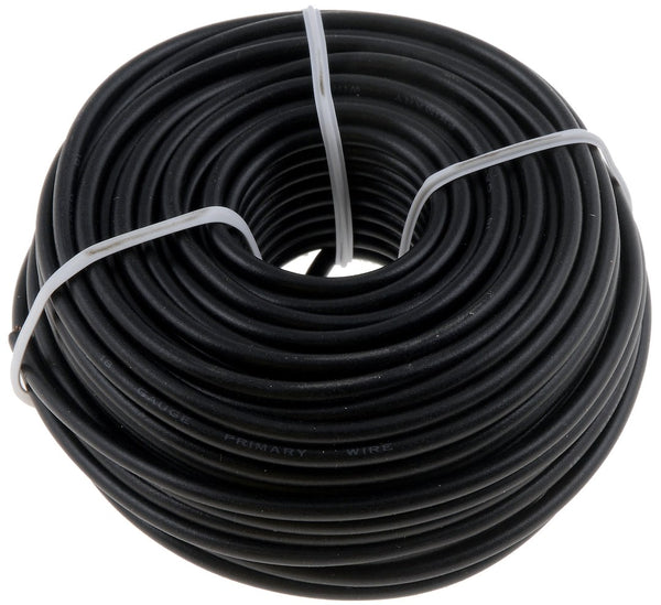 Dorman Primary Wire 18 Gauge Black (MPN: 85734)
