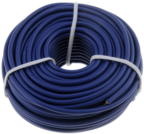 Dorman Primary Wire 18 Gauge Blue (MPN: 85736)