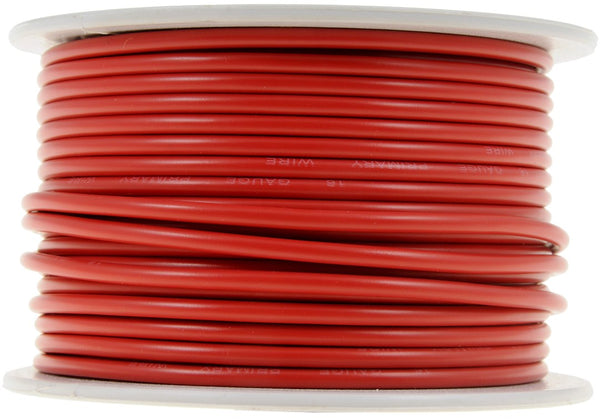 Dorman Primary Wire Red 16 Gauge (MPN: 85784)