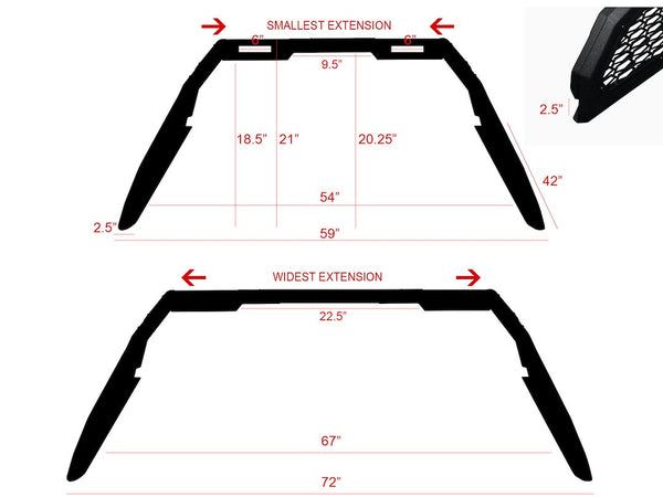 Armordillo Truck Bed Bar CR-S Series (MPN: 8707814)