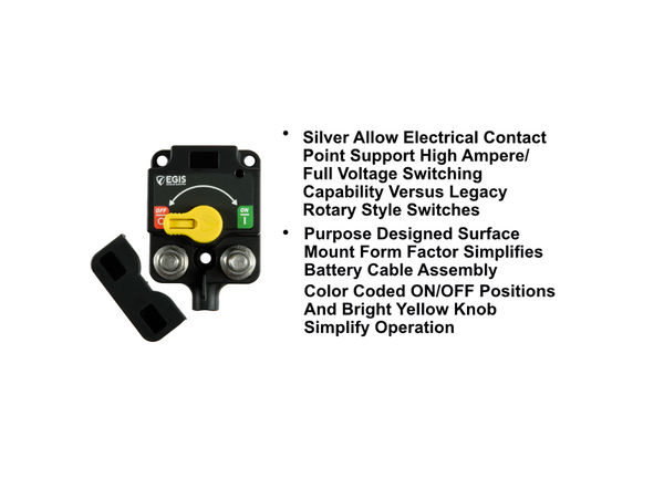 Egis Battery Disconnect Switch (MPN: 8710-1900)