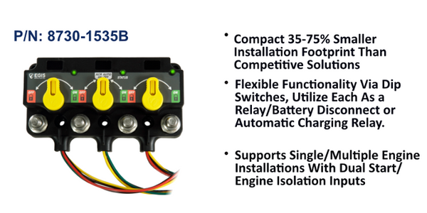 Egis Battery Disconnect Switch (MPN: 8730-1535)