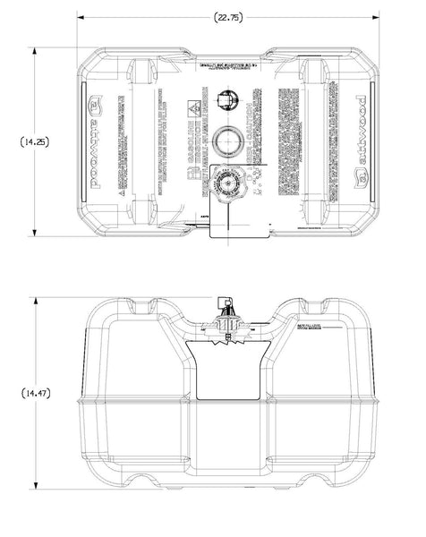 Attwood Marine Fuel Tank (MPN: 8812LLPG2)