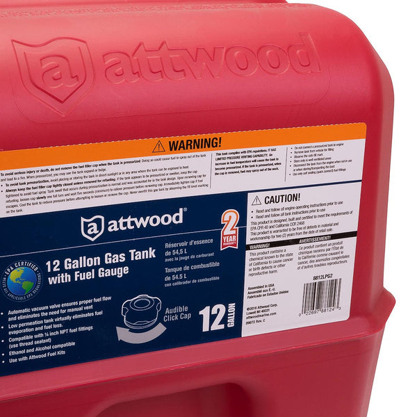 Attwood Marine Fuel Tank (MPN: 8812LPG2)