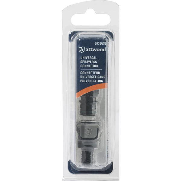 Attwood Universal Sprayless Connector (MPN: 8838US6)