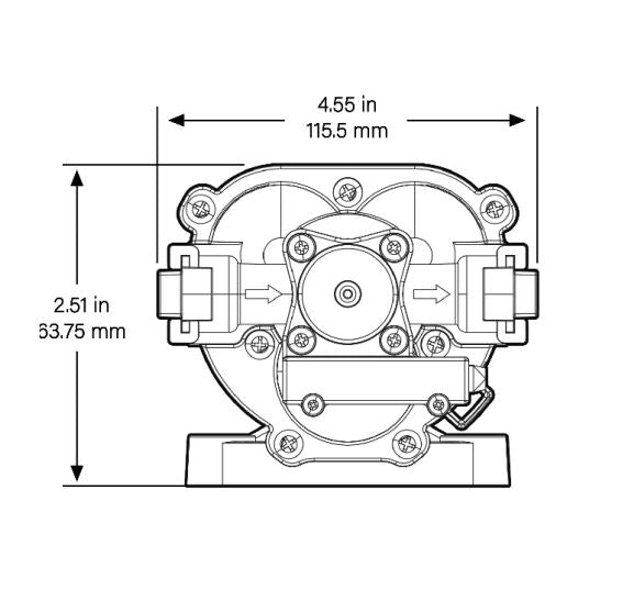 Fresh Water Pump - Remco 3200 Series (MPN: 90-3214-1C4-82LSB)