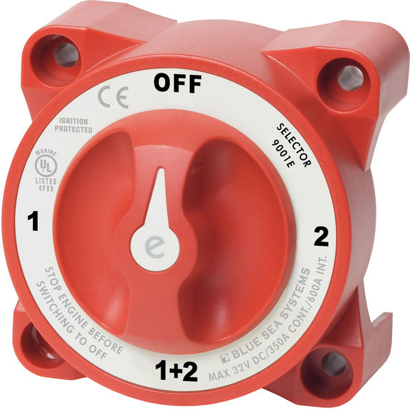 Blue Sea Battery Selector Switch E-Series (MPN: 9001E-BSS)