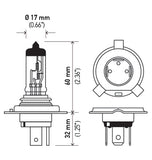 Hella Halogen Headlight Bulb (MPN: 9003)