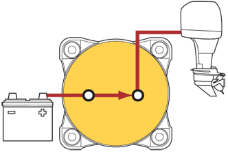 Blue Sea Systems Battery Disconnect Switch (MPN: 9004E-BSS)