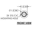 Ecco Electronic Warning Light (MPN: 9011C)