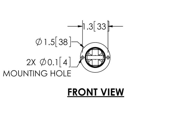 Ecco Electronic Warning Light (MPN: 9011C)