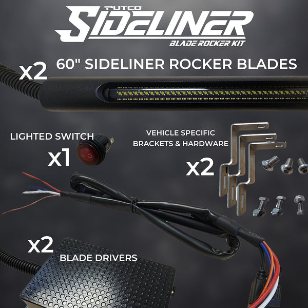Putco Sideliner LED Rocker Kit (MPN: 901901660)
