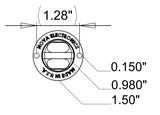 Ecco Electronic Dual Head Concealed LED Warning Light (MPN: 9021AA)