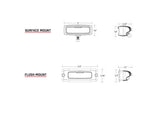 Rigid SR-Q Pro LED Driving Fog Light (MPN: 904113)