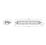 Rigid Amber Pro Edition 6 Inch SR-Series Light Bar (MPN: 906705)