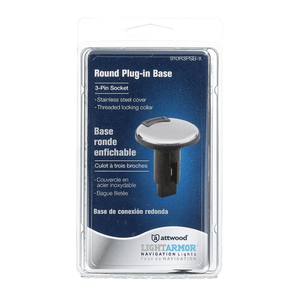 Attwood Marine Navigation Light Pole Base (MPN: 910R3PSB-7)