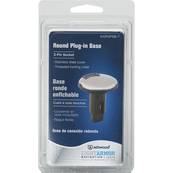Attwood Marine Navigation Light Pole Base (MPN: 910R3PSB-7)