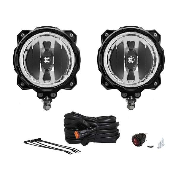 KC Hilites Gravity LED Pro6 Single Driving Fog Light (MPN: 91301)