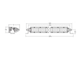 Rigid Amber Pro Edition 20 Inch Light Bar (MPN: 922314)