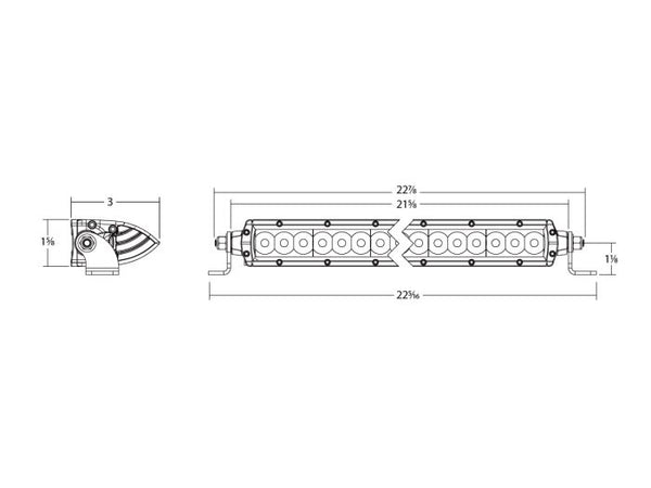 Rigid Amber Pro Edition 20 Inch Light Bar (MPN: 922314)