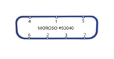Moroso Performance Valve Cover Gasket (MPN: 93040)