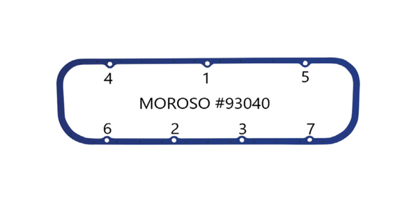 Moroso Performance Valve Cover Gasket (MPN: 93040)