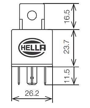 Hella Marine Multi Purpose Relay (MPN: 933332011)