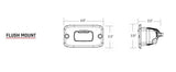 Rigid Lighting SRM Series Backup Light (MPN: 980013)