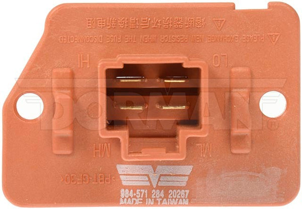 Dorman Heater Fan Motor Resistor (MPN: 984-571)