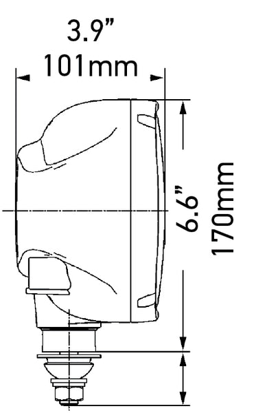 HELLA Headlight Assembly C220 Series (MPN: 996174251)